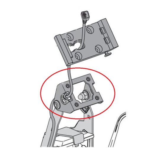 Navihalter-Adapter für Garmin Zumo 396 / 595 / XT