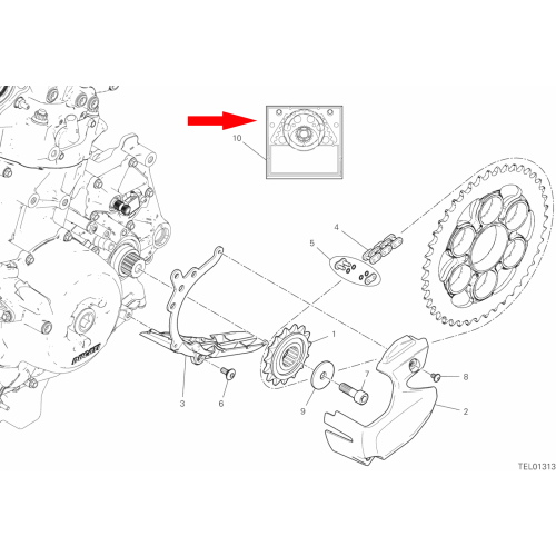 Superbike Panigale V2 Final Drive Kit