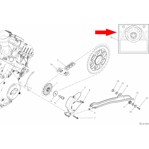 Kettensatz Superbike Panigale V4