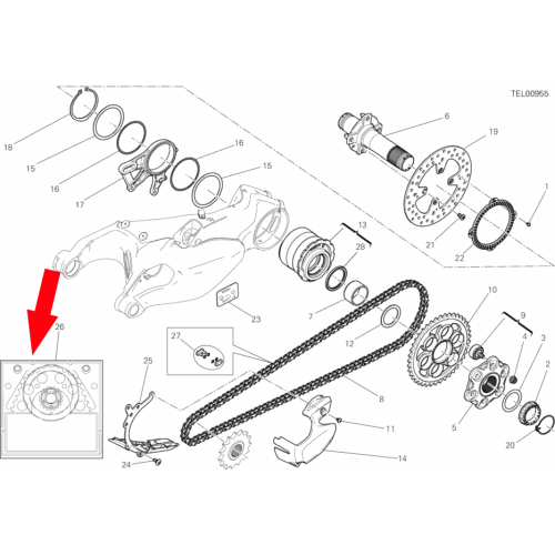 Superbike1199 Panigale Final Drive Kit