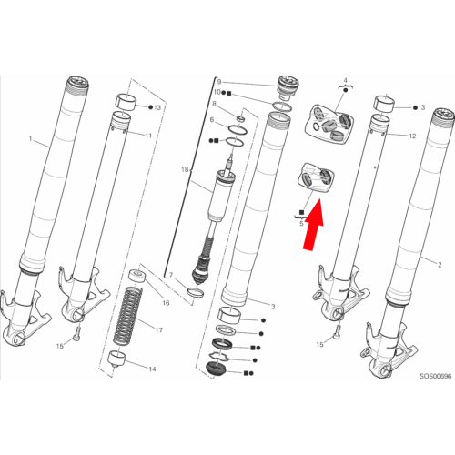 Ducati Seal Kit Superbike 899 Panigale / Superbike 959 Panigale