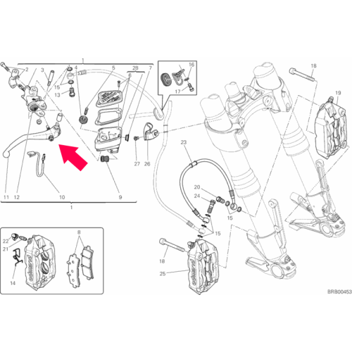 Front Brake Lever 62610121A