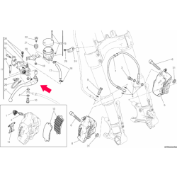 Bremshebel vorne 63140601A