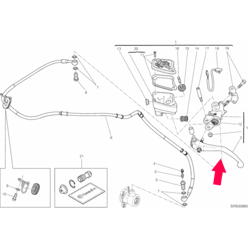 Clutch lever 62610131A