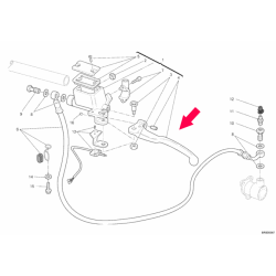 Clutch lever 62640071C