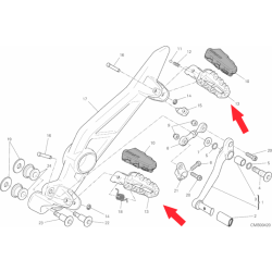 Front Footrest left 46410601AA