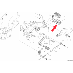 Front Footrest left 4641171AA