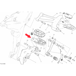 Front Footrest left 46411031AA