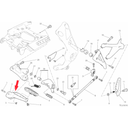 Front Footrest left 46411041AA