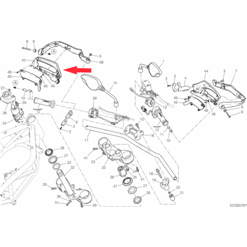 Guard Knuckle LH 4601D412A