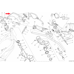 Handschutz links Hypermotard 821 46029911B