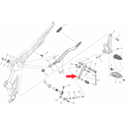 Gearchange lever 45622061DA