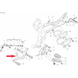 Gearchange lever 45622481AA