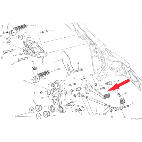 Schalthebel 45622021A