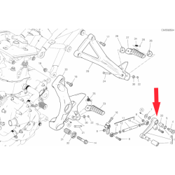 Gearchange lever 456P2611AA