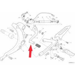 Gearchange lever 45612092BA