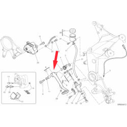 Foot brake lever 45720482A