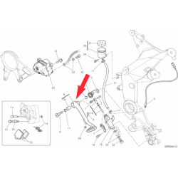 Foot brake lever 45720511B