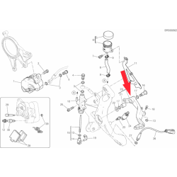 Foot brake lever 45720571AA