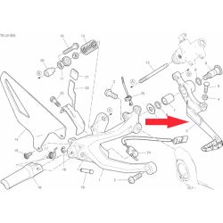 Foot brake lever 45710991BA