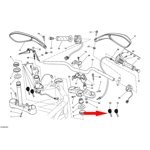 Key with transponder 59840341A