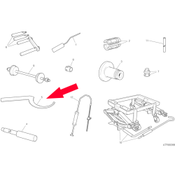 Spanner for adjusting the eccentric hub 887133211