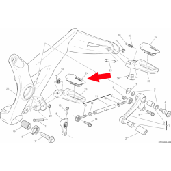 Footpeg Rubber Cover LH 76510081D