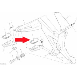 Footpeg Rubber Cover RH 76510071D