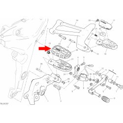 Footpeg Rubber Cover LH 76510191A