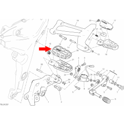 Footpeg Rubber Cover LH 76510191A