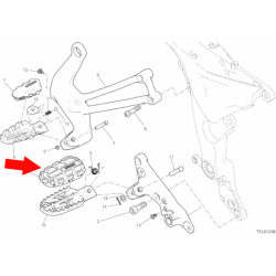 Footpeg Rubber Cover RH 76510181A