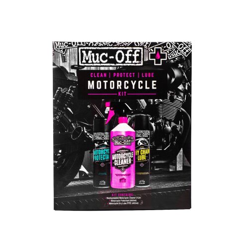 Muc Off Motorcycle Clean, Protect, Lube Kit