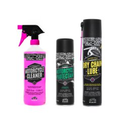 Muc Off Motorcycle Clean, Protect, Lube Kit