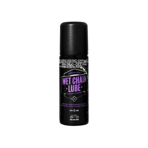 Muc off motorcycle chain spray wet chain lude 50ml