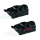 Coloured front brake callipers black 96180821AB