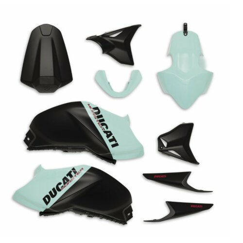 Ducati Monster Verkleidung schwarz türkis 97181281AA