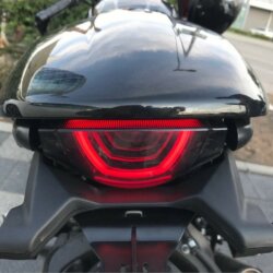 LED-Rücklicht Ducati Scrambler 800, getönt, Reflektor schwarz, E-geprüft